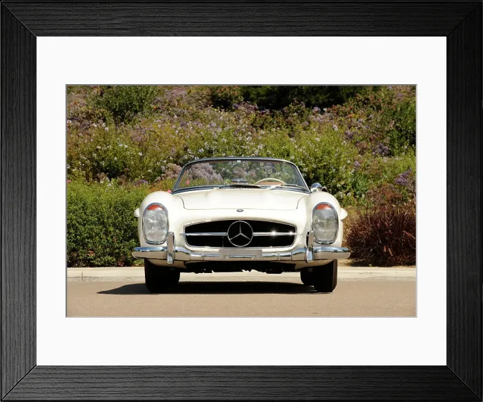 Framed Print : Mercedes Benz 300 SL roadster 1958. Artist: Simon Clay Framed Print : Mercedes Benz 300 SL roadster 1958. Artist: Simon Clay