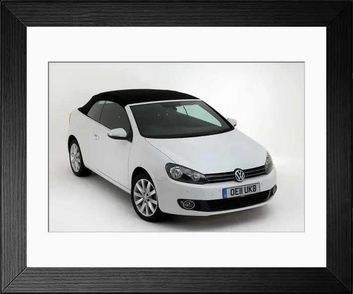 Framed Print : 2011 VW Golf Tdi Cabriolet Framed Print : 2011 VW Golf Tdi Cabriolet