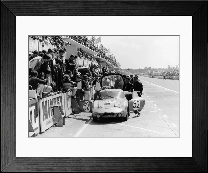 Framed Print : Rene Bonnet LM6, Le Mans 24 Hours, France, 1963 Framed Print : Rene Bonnet LM6, Le Mans 24 Hours, France, 1963