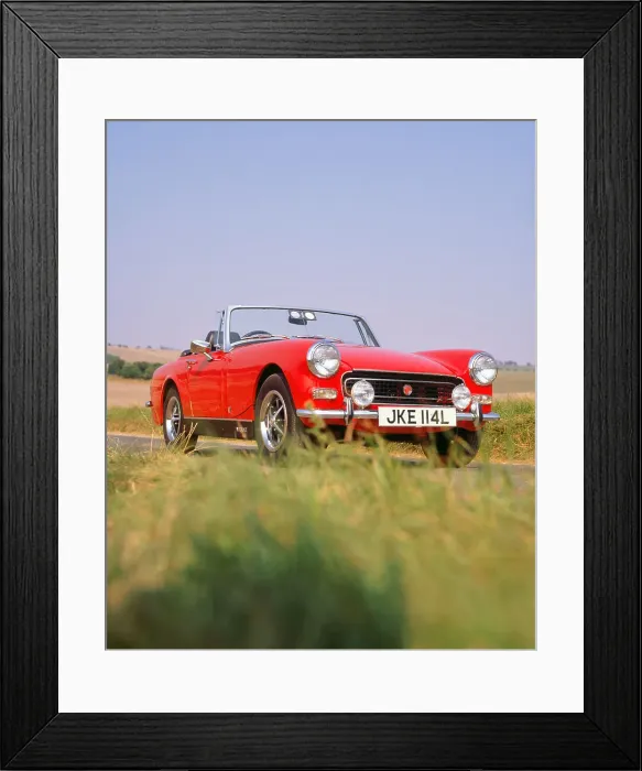Framed Print : 1973 MG Midget 1275 Framed Print : 1973 MG Midget 1275