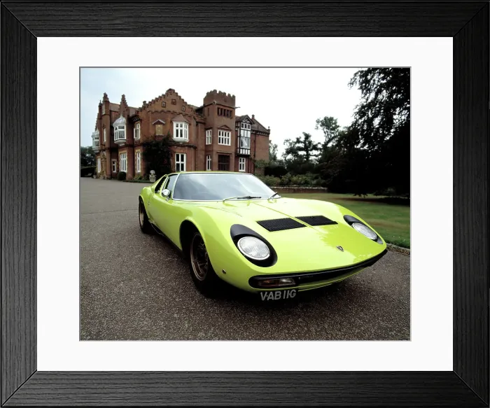 Framed Print : 1969 Lamborghini Miura SV Framed Print : 1969 Lamborghini Miura SV