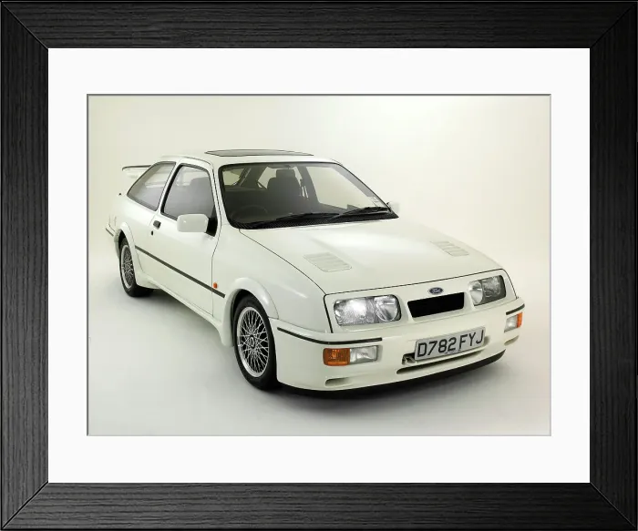 Framed Print : 1986 Ford Sierra RS Cosworth Framed Print : 1986 Ford Sierra RS Cosworth