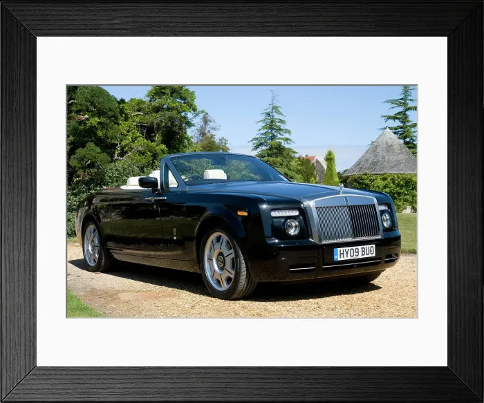 Framed Print : 2009 Rolls Royce Phantom Drophead Coupe Framed Print : 2009 Rolls Royce Phantom Drophead Coupe