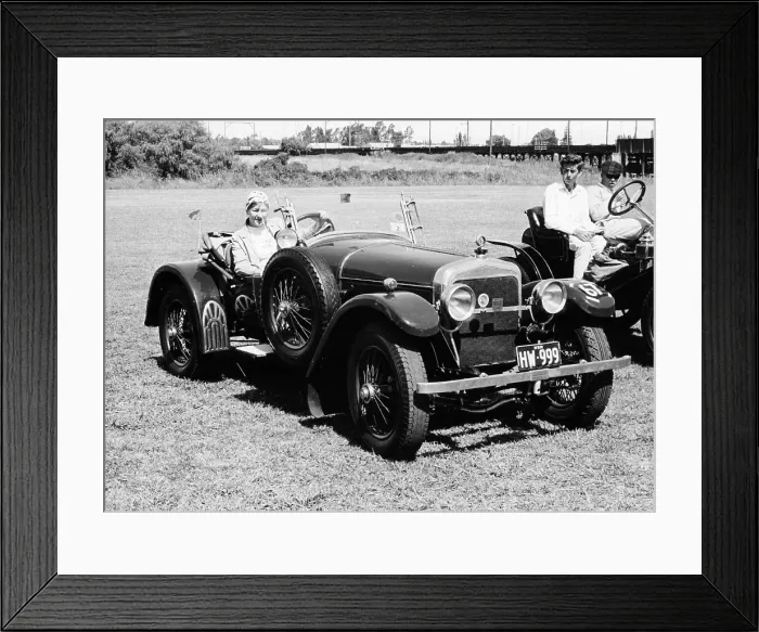 Framed Print : A woman at the wheel of a 3.6 litre 1914 Hispano-Suiza Alfonso XIII, Sydney, Australia Framed Print : A woman at the wheel of a 3.6 litre 1914 Hispano-Suiza Alfonso XIII, Sydney, Australia