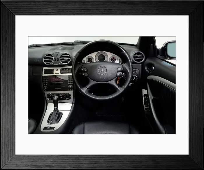 Framed Print : 2009 Mercedes Benz CLK Cabriolet Framed Print : 2009 Mercedes Benz CLK Cabriolet