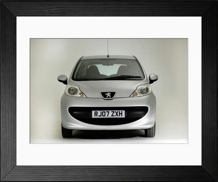 Framed Print : 2007 Peugeot 107 Framed Print : 2007 Peugeot 107