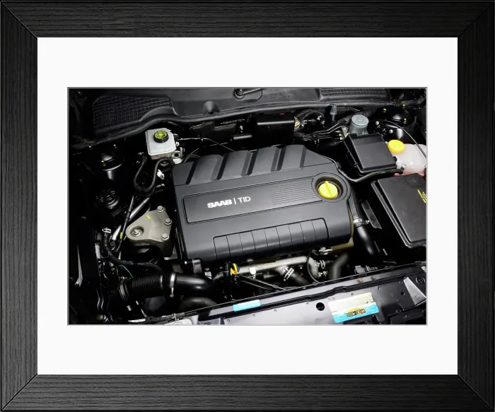 Framed Print : 2008 Saab 95