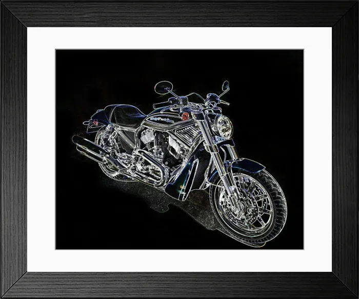 Framed Print : 2005 Harley Davidson VRSCR Street Rod Framed Print : 2005 Harley Davidson VRSCR Street Rod