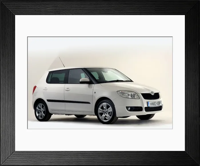 Framed Print : 2010 Skoda Fabia HTP