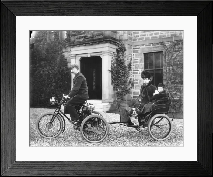 Framed Print : A De Dion tricycle Framed Print : A De Dion tricycle
