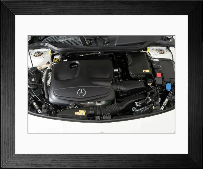 Framed Print : 2013 Mercedes Benz CLA 180 Sport Framed Print : 2013 Mercedes Benz CLA 180 Sport