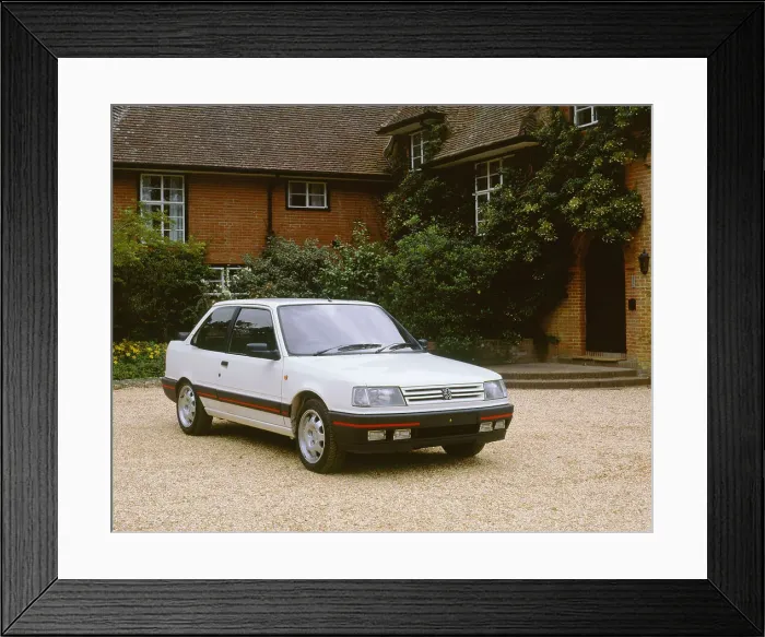 Framed Print : 1987 Peogeot 309 GTI 1.9 Framed Print : 1987 Peogeot 309 GTI 1.9
