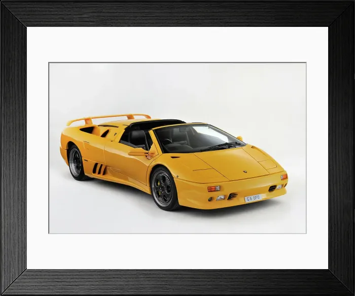 Framed Print : 1996 Lamborghini Diablo VT Roadster Framed Print : 1996 Lamborghini Diablo VT Roadster
