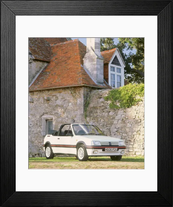 Framed Print : 1990 Peugeout 205 Cti Framed Print : 1990 Peugeout 205 Cti
