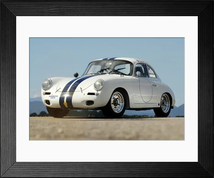 Framed Print : 1961 Porsche 356 B 1600 GTS Framed Print : 1961 Porsche 356 B 1600 GTS