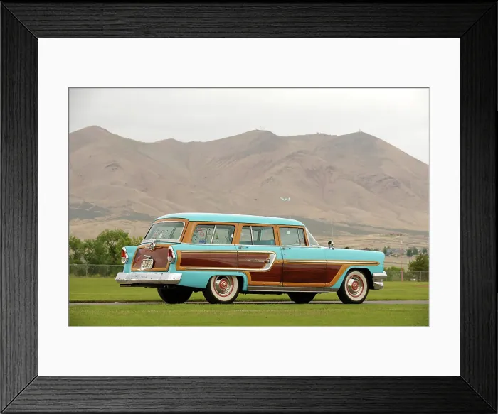 Framed Print : Mercury Monterey station wagon 1955. Artist: Simon Clay Framed Print : Mercury Monterey station wagon 1955. Artist: Simon Clay