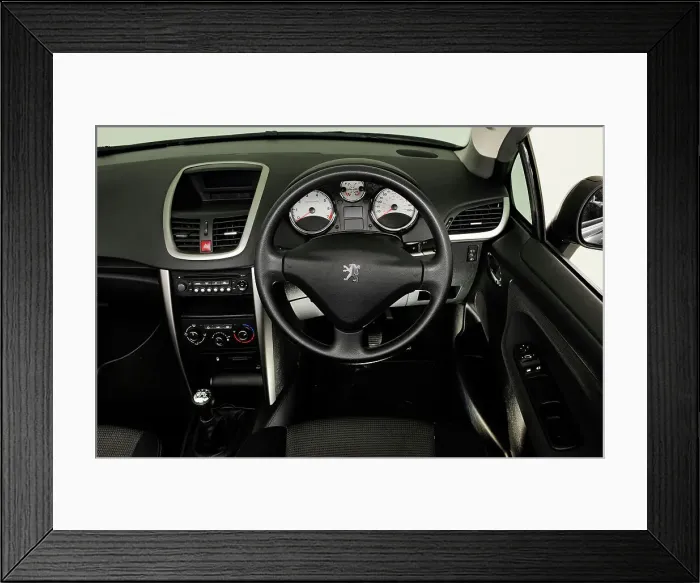 Framed Print : 2010 Peugeot 207CC Framed Print : 2010 Peugeot 207CC