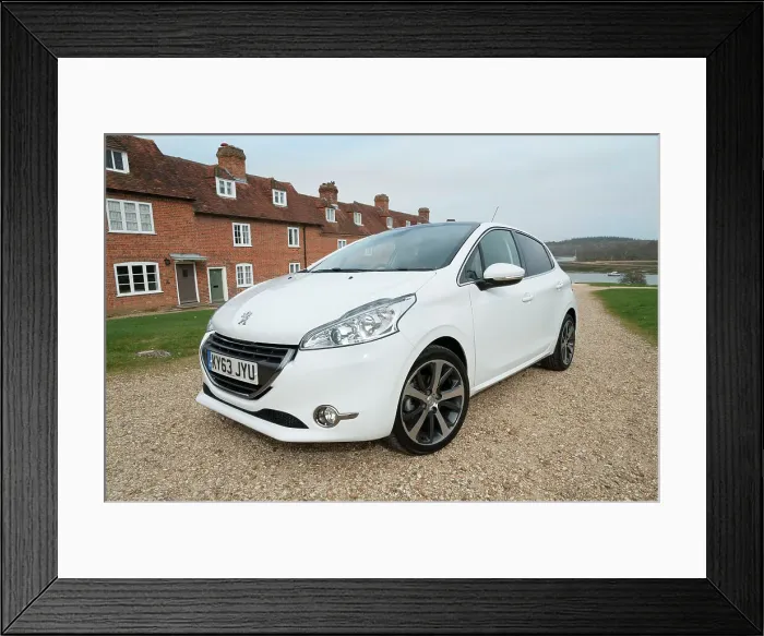 Framed Print : 2014 Peugeot 208 Hdi Framed Print : 2014 Peugeot 208 Hdi