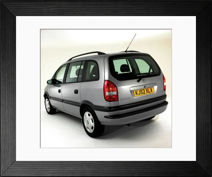 Framed Print : 2002 Vauxhall Zafira Framed Print : 2002 Vauxhall Zafira