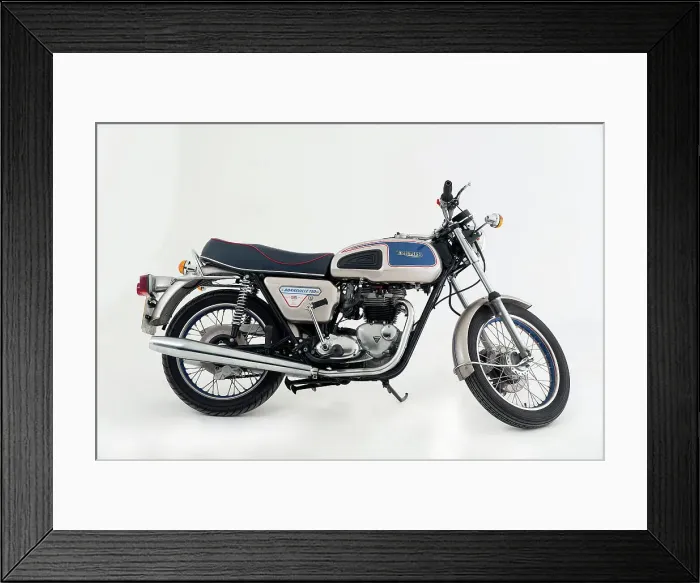 Framed Print : 1977 Triumph Bonneville 750 Jubilee