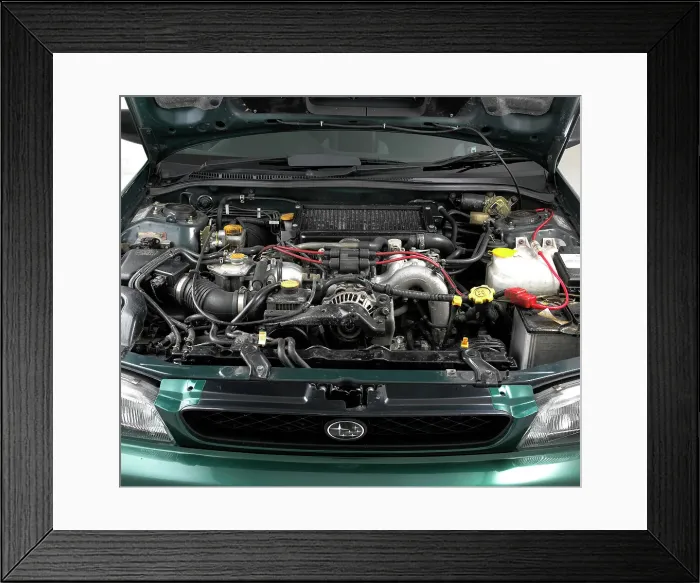 Framed Print : 1997 Subaru Impreza Turbo Framed Print : 1997 Subaru Impreza Turbo