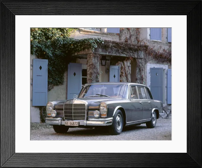 Framed Print : 1965 Mercedes Benz 600 limousine Framed Print : 1965 Mercedes Benz 600 limousine