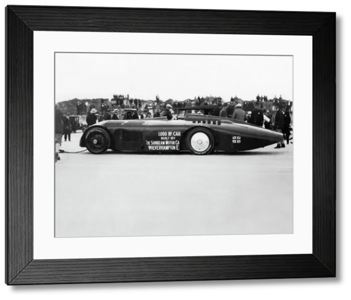 Framed Print : Sunbeam 1000hp World Land speed record attempt at Daytona 1927 Framed Print : Sunbeam 1000hp World Land speed record attempt at Daytona 1927