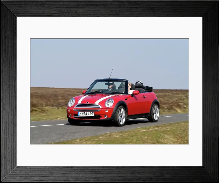 Framed Print : 2004 Mini Cooper Convertible Framed Print : 2004 Mini Cooper Convertible