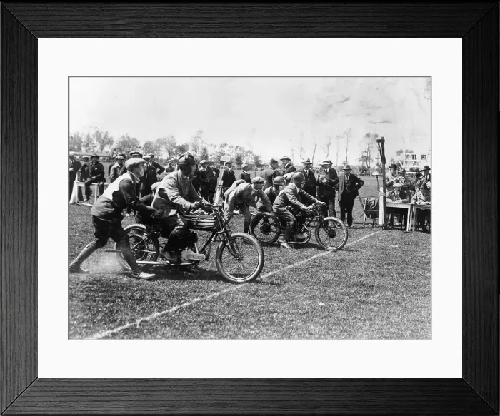 Framed Print : Nortons racing in Auckland, New Zealand Framed Print : Nortons racing in Auckland, New Zealand