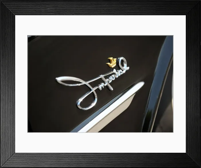 Framed Print : Chrysler Imperial convertible 1959. Artist: Simon Clay Framed Print : Chrysler Imperial convertible 1959. Artist: Simon Clay