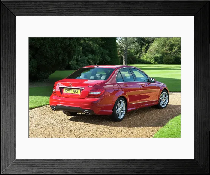 Framed Print : 2013 Mercedes Benz C350 AMG Framed Print : 2013 Mercedes Benz C350 AMG