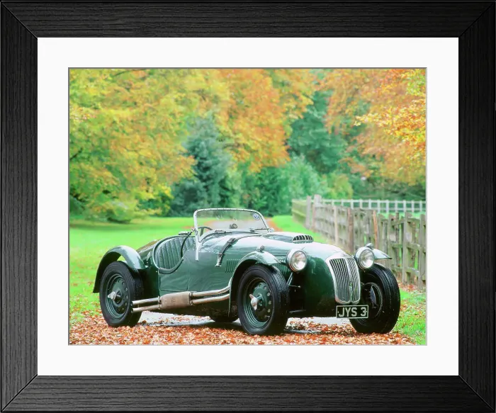 Framed Print : 1954 Frazer Nash Le Mans Replica