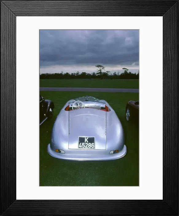 Framed Print : Rear view of Porsche spyder Framed Print : Rear view of Porsche spyder