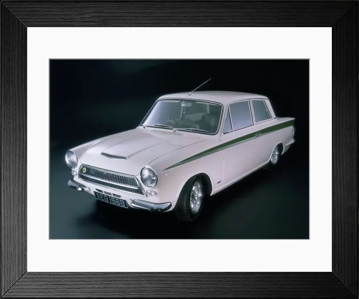 Framed Print : 1964 Ford Lotus Cortina MK1 Framed Print : 1964 Ford Lotus Cortina MK1