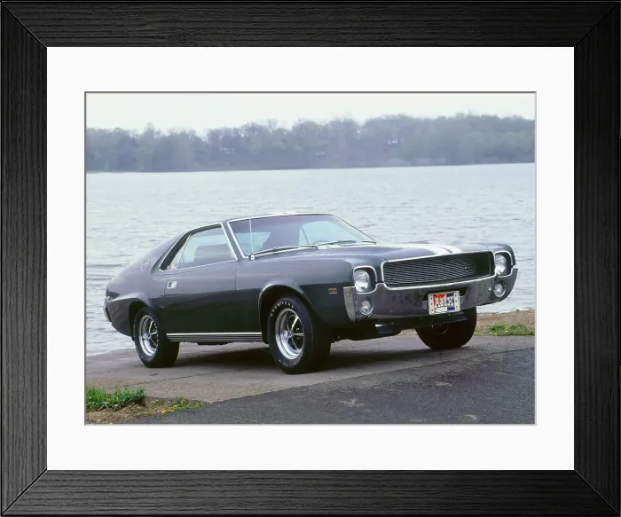 Framed Print : 1972 AMC AMX Framed Print : 1972 AMC AMX
