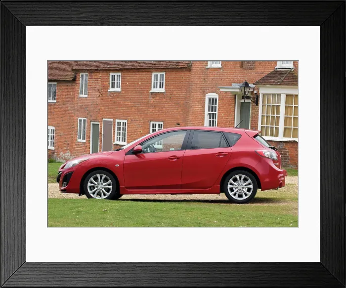 Framed Print : 2009 Mazda 3 2.2D Sport Framed Print : 2009 Mazda 3 2.2D Sport