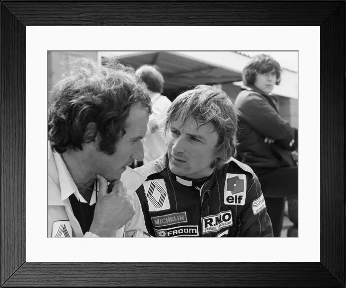 Framed Print : Rene Arnoux, 1981 Framed Print : Rene Arnoux, 1981