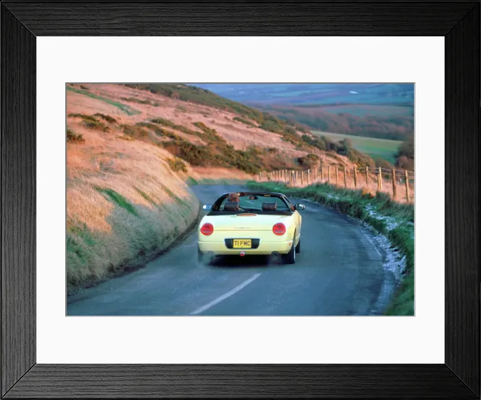 Framed Print : 2002 Ford Thunderbird convertible Framed Print : 2002 Ford Thunderbird convertible