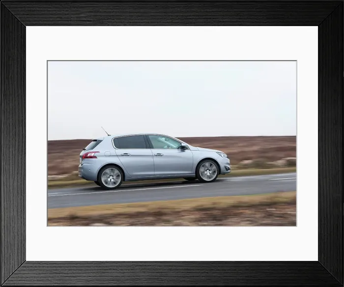 Framed Print : 2014 Peugeot 308 THP 156 Feline Framed Print : 2014 Peugeot 308 THP 156 Feline