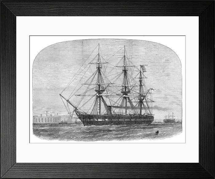Framed Print : H. M. S. Challenger, 1872. Creator: Unknown Framed Print : H. M. S. Challenger, 1872. Creator: Unknown