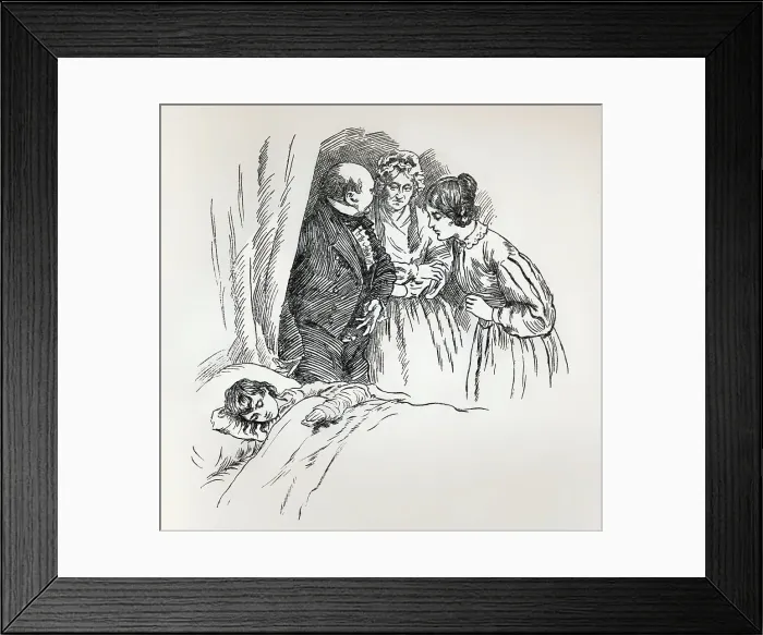 Framed Print : Oliver Twist, c1900. Creator: Harold Copping Framed Print : Oliver Twist, c1900. Creator: Harold Copping