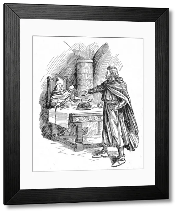 Framed Print : I Am No False Knight, 1932. Creator: Howard Davie Framed Print : I Am No False Knight, 1932. Creator: Howard Davie