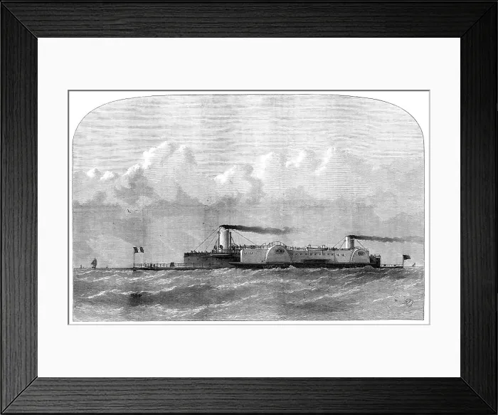 Framed Print : The Bessemer saloon-steamer, 1872. Creator: H. E. J Framed Print : The Bessemer saloon-steamer, 1872. Creator: H. E. J