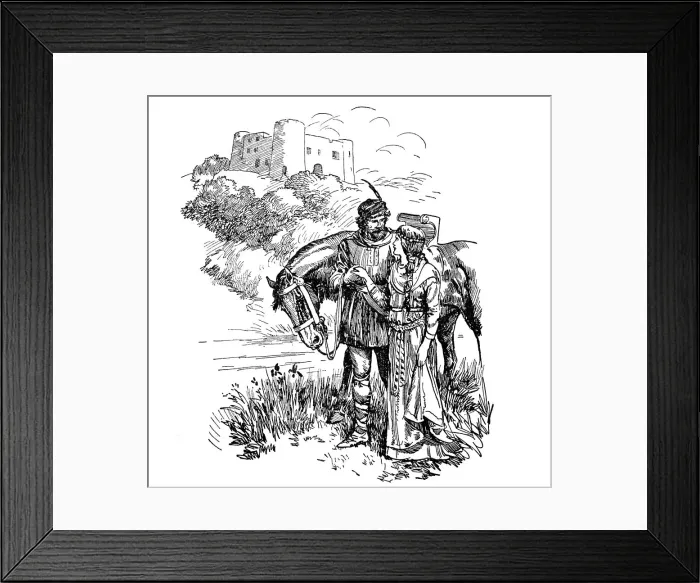 Framed Print : Dear Robin, We Must Not Tarry Longer, 1932. Creator: Howard Davie Framed Print : Dear Robin, We Must Not Tarry Longer, 1932. Creator: Howard Davie