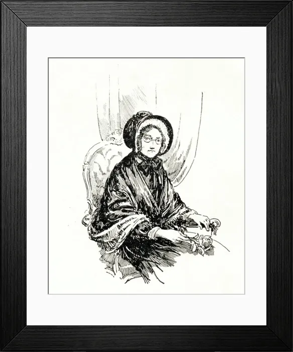 Framed Print : Madame Tussaud, 1925. Creator: Howard Davie Framed Print : Madame Tussaud, 1925. Creator: Howard Davie