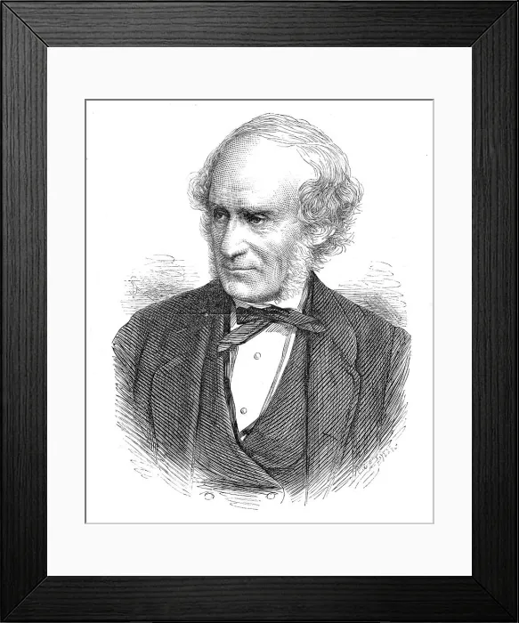 Framed Print : The late Richard Lane, A.R A. 1872. Creator: Unknown Framed Print : The late Richard Lane, A.R A. 1872. Creator: Unknown