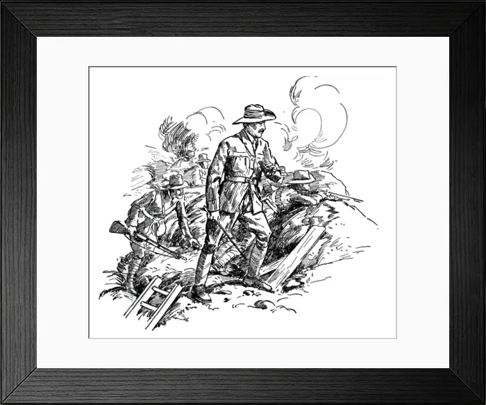Framed Print : Subduing The Matabele, c1929. Creators: Howard Davie, Harry Payne Framed Print : Subduing The Matabele, c1929. Creators: Howard Davie, Harry Payne