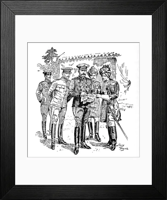 Framed Print : Lord Kitchener, Commander-In-Chief In India, c1929. Creators: Howard Davie, Harry Payne Framed Print : Lord Kitchener, Commander-In-Chief In India, c1929. Creators: Howard Davie, Harry Payne