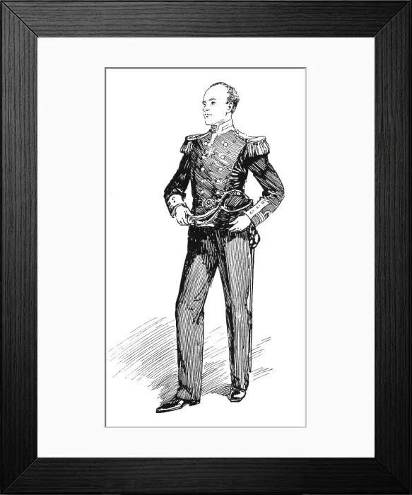 Framed Print : Captain Scott, R.N. 1925. Creator: Howard Davie Framed Print : Captain Scott, R.N. 1925. Creator: Howard Davie