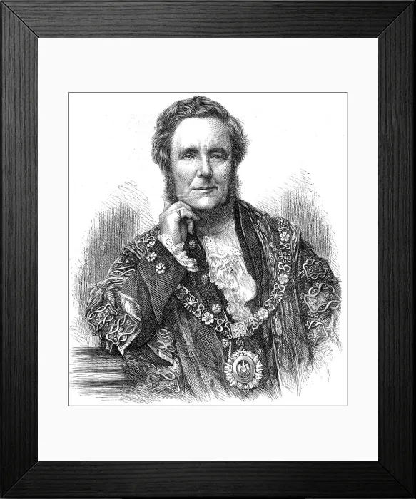 Framed Print : The Right Hon. Sir Sydney Waterlow, Lord Mayor of London, 1872. Creator: Unknown Framed Print : The Right Hon. Sir Sydney Waterlow, Lord Mayor of London, 1872. Creator: Unknown